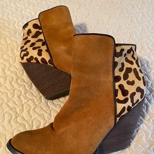 Leopard booties